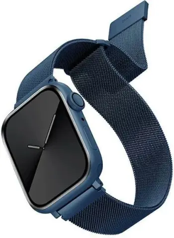 Rrip çeliku për Apple Watch UNIQ Dante, 38/40/41mm, Blu