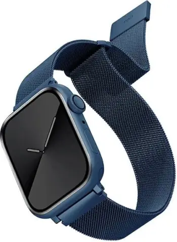 Rrip çeliku për Apple Watch UNIQ Dante, 42/44/45mm, Kaltër