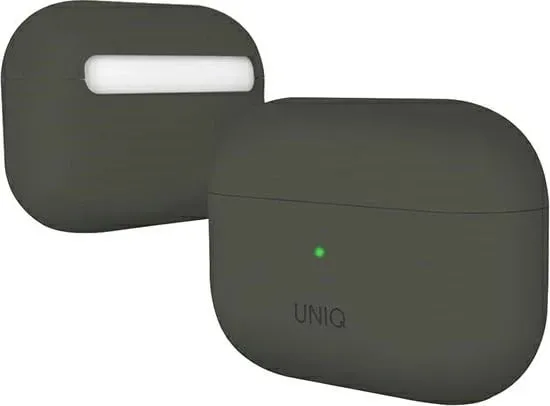 Mbështjellës UNIQ Lino për AirPods Pro, silikon, gri - 5