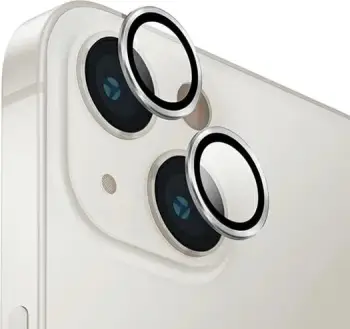 Mbështjellës alumini për lente kamerë UNIQ Optix, për iPhone 14 / 14 Plus, i zi