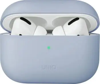 Mbështjellës UNIQ Lino për AirPods Pro, silikon, kaltër