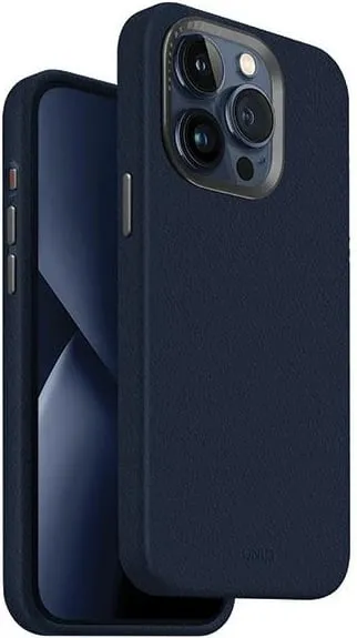 Mbështjellës UNIQ Lyden Magclick Charging për iPhone 15 Pro Max, navy blue - 1