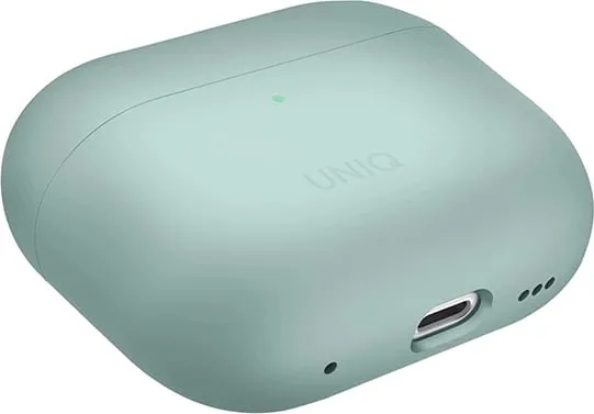 Këllëf mbrojtës Uniq për AirPods Pro 2, silikon Premium, ngjyrë mint - 3