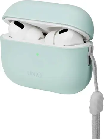 Këllëf mbrojtës Uniq për AirPods Pro 2, silikon Premium, ngjyrë mint