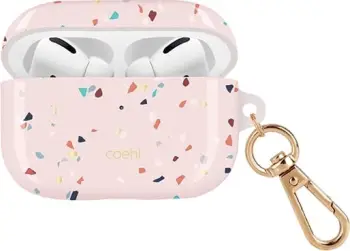 Mbështjellës UNIQ Coehl Terrazzo për AirPods Pro, Bardhë