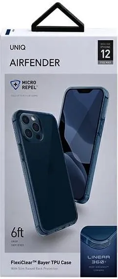 Mbështjellës UNIQ Air Fender për iPhone 12 Pro Max, Blu - 6