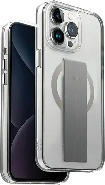 Mbështjellës UNIQ Heldro Mag Magclick për iPhone 15 Pro Max, transparent