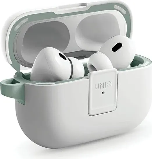 Mbështjellës UNIQ Clyde Lock Case për AirPods Pro 2, bezhë dhe e verdhë - 3