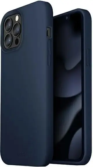 Mbështjellës UNIQ Lino për iPhone 13 / iPhone 13 Pro, Kaltër