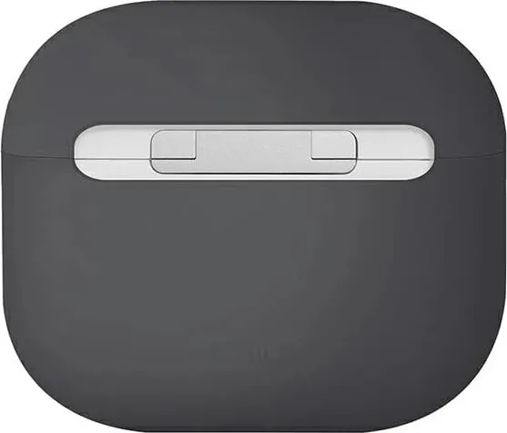 Mbështjellës UNIQ Lino për AirPods 3, silikon, gri - 2