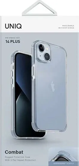 Mbështjellës UNIQ Combat për iPhone 14, Blu - 2