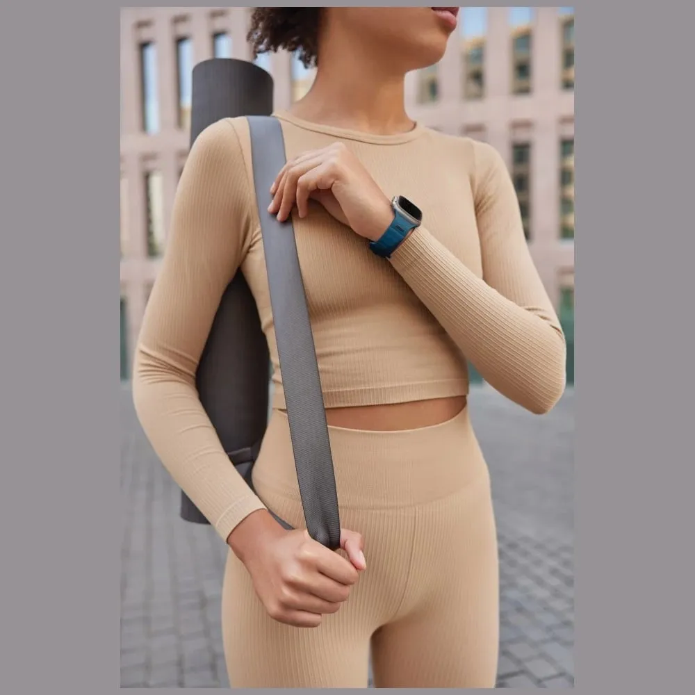 Rrip gome për Apple Watch UNIQ Stride De Rubber, Blu - 3