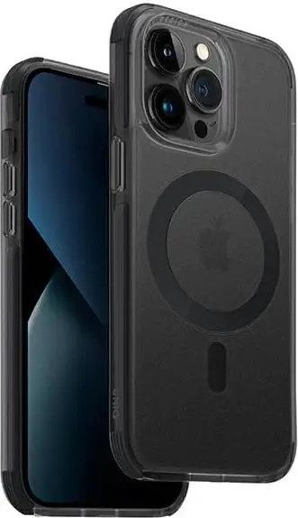 Mbështjellës UNIQ Combat MagClick Charging për iPhone 14 Pro 6.1", i zi