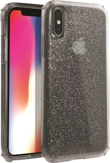 Mbështjellës UNIQ Clarion Tinsel për iPhone XS Max, i zi - 1