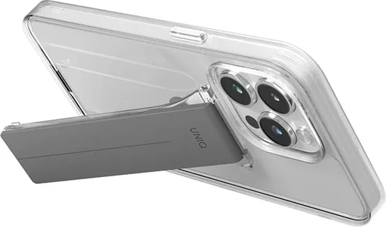 Mbështjellës UNIQ Heldro Mount me stand për iPhone 15 Pro Max 6.7", transparent - 2