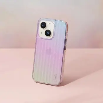 Mbështjellës UNIQ Coehl Linear për iPhone 14 Plus/15 Plus, rozë dhe kaltër