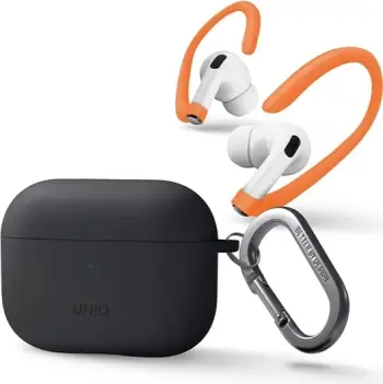 Mbulesë Uniq Nexo për AirPods Pro 2, silikon, me Ear Hooks, vjollcë