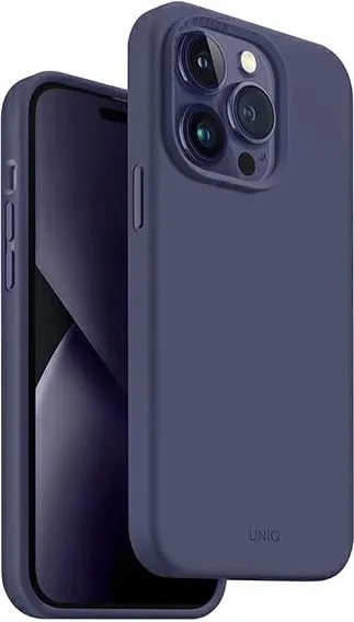 Mbështjellës UNIQ Lino për iPhone 14 Pro Max, Violet - 1