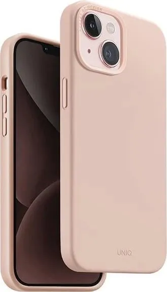 Mbështjellës UNIQ Lino Hue Magclick Charging për iPhone 15, Rozë - 1