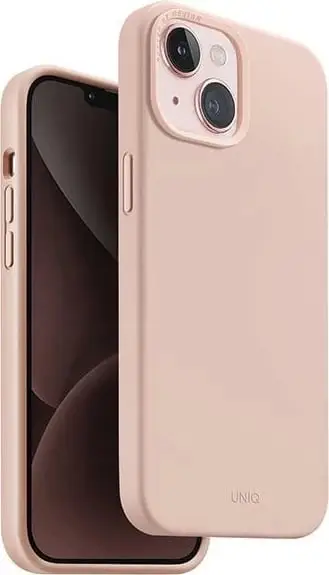 Mbështjellës UNIQ Lino Hue Magclick Charging për iPhone 15, Rozë