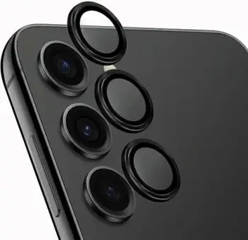 Mbështjellës alumini për lente kamerë UNIQ Optix, për Samsung Galaxy S24, i zi