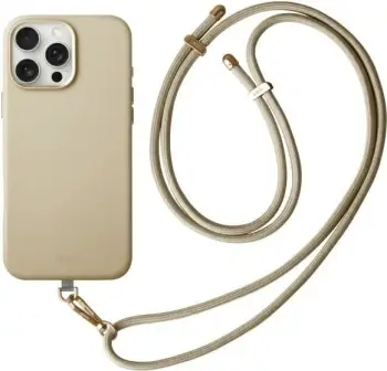 Mbështjellës UNIQ Coehl Muse me karikim magnetik për iPhone 16 Pro, Bezhe