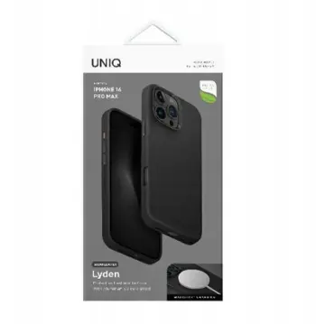Mbrojtëse telefoni Uniq Lyden për iPhone 16 Pro Max, 6.9", Magclick, e zezë