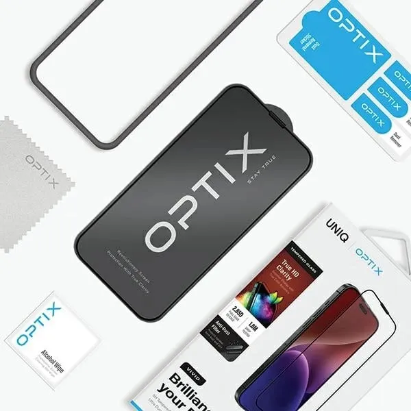Xham mbrojtës Uniq Optix Vivid për iPhone 15 Pro 6.1", tempered glass, transparent - 3
