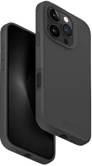 Mbështjellës UNIQ Lino Hue MagClick për iPhone 16 Pro, Gri