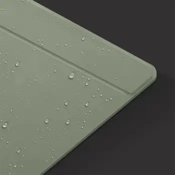 Pad magnetik për tavolinë UNIQ Hagen, dyanshëm, 67x35cm, lëkurë vegane, zi/blu, me 3 organizatorë kabllosh