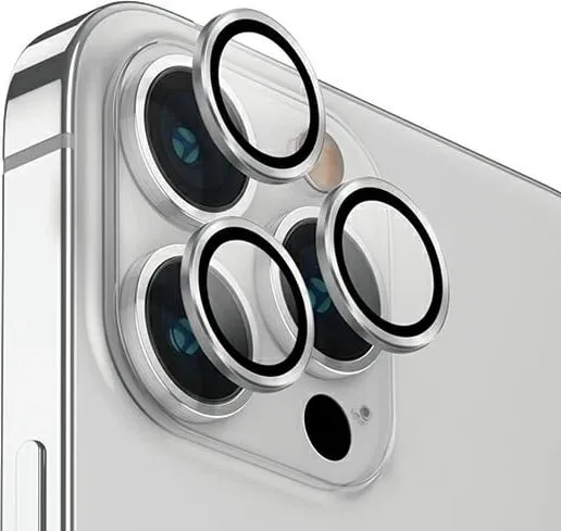 Mbrojtës lentash UNIQ Optix për iPhone 14 Pro / 14 Pro Max, alumini, argjend - 1
