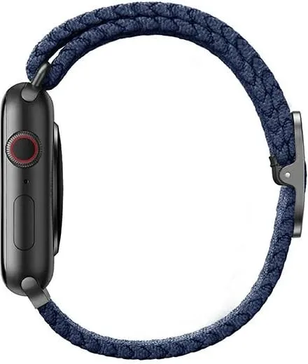 Rrip për Apple Watch UNIQ Aspen, 38/40/41mm, i thurur, Blu - 2