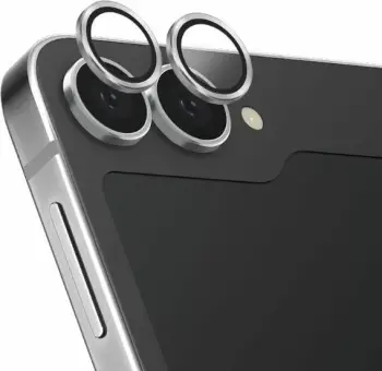 Mbrojtës lente kamere Uniq Optix për Samsung Z Flip6, alumin, argjendtë
