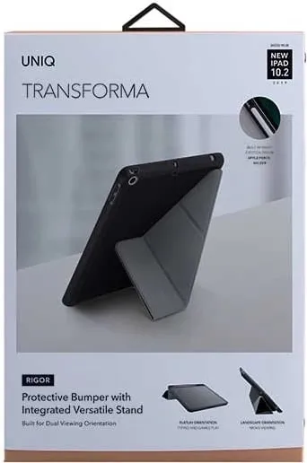 Mbështjellës UNIQ Transforma Rigor për iPad 10.2" (2019), i zi - 4