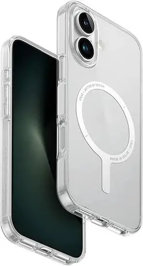 Mbështjellës UNIQ Clario për iPhone 16 Plus 6.7", Magclick, Transparent