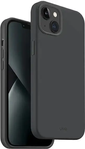 Mbështjellës UNIQ Lino Hue Magclick për iPhone 14 Plus, gri