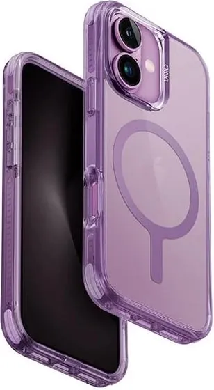 Mbështjellës UNIQ Combat MagClick Charging për iPhone 16 Plus 6.7", rozë - 1