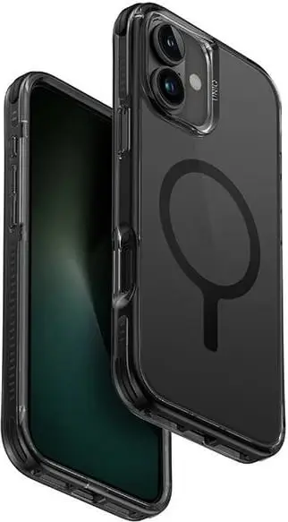 Mbështjellës UNIQ Combat MagClick Charging për iPhone 16 6.1", i zi