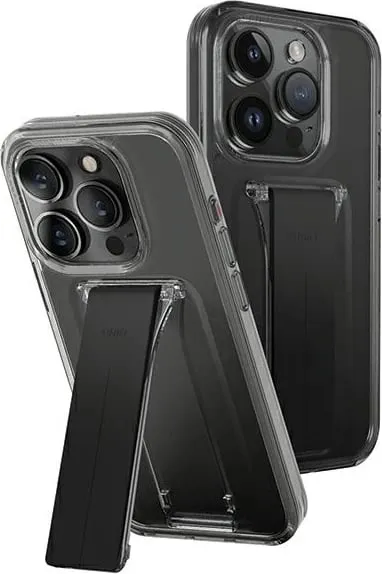 Mbështjellës UNIQ Heldro Mount me stand, për iPhone 15 Pro 6.1", blu - 1