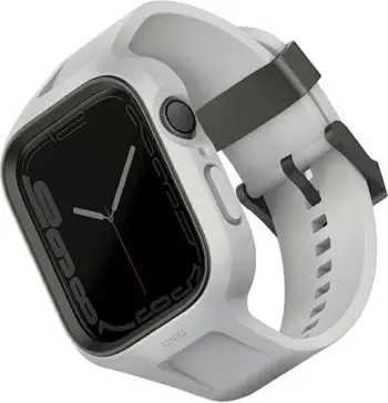 Mbështjellës me rrip UNIQ Monos për Apple Watch 44/45mm, Gri, Set 2-në-1