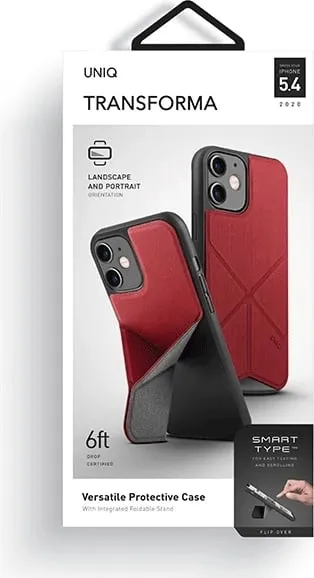 Mbështjellës UNIQ Transforma për iPhone 12 mini, e kuqe - 4