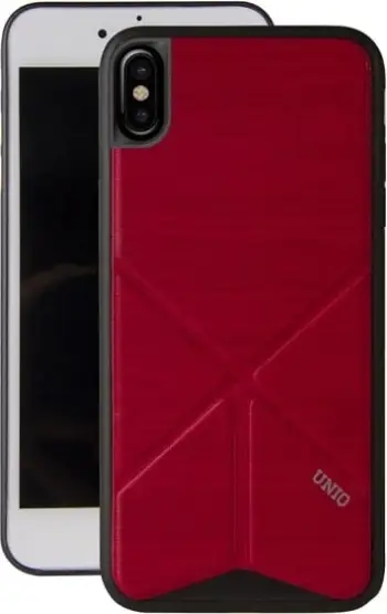 Mbështjellës UNIQ Transforma Ligne për iPhone X/Xs, e kuqe