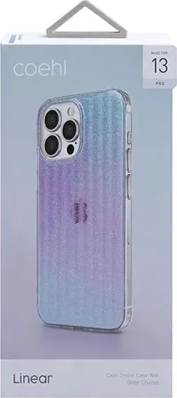 Mbështjellës UNIQ Coehl Linear për iPhone 13 / iPhone 13 Pro, rozë dhe kaltër - 2