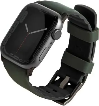 Rrip për Apple Watch UNIQ Linus, silikon, 42/44/45/49mm, i gjelbër
