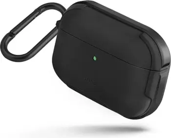 Mbështjellës UNIQ Valencia për AirPods Pro, Antimikrobial, i zi