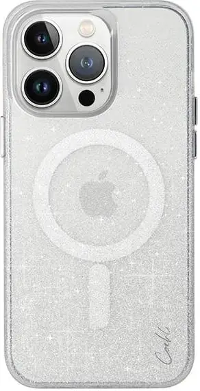 Mbështjellës UNIQ Coehl Lumino për iPhone 15 Pro, MagSafe, argjendtë