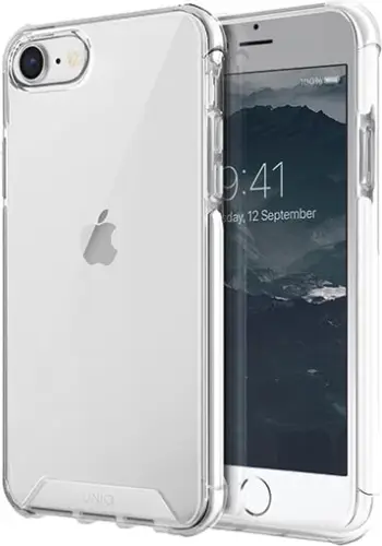 Mbështjellës UNIQ Combat për iPhone 7/8/SE 2020/SE 2022, tristrukturë anti-shok 3 m ShockSorb, skaje të ngritura, i bardhë