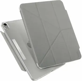Mbështjellës tablet UNIQ Camden për Apple iPad 10.9 (2022) gjenerata 10, auto wake/sleep, kapak-origami me qëndrim, gri