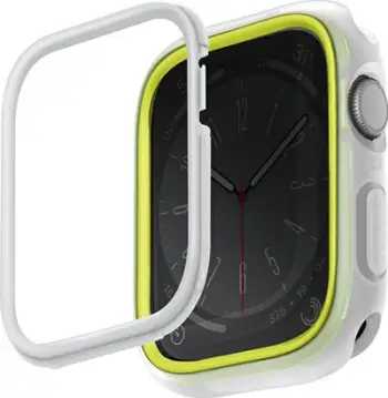 Mbështjellës UNIQ Moduo për Apple Watch 44/45mm, Bardhë-Lime, set me 2 korniza