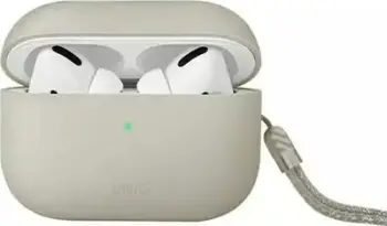 Kuti mbrojtëse Uniq Lino për Apple AirPods Pro 2, silikon, bezhë ivory